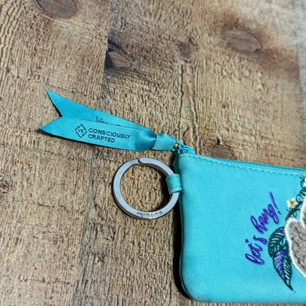 Vera Bradley Hanging Around (Sloths) Zip ID Case